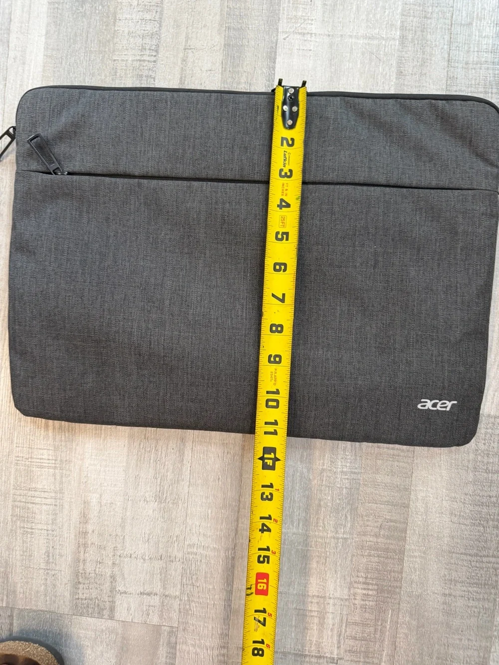 Lot of 2 Acer 16 “ Laptop Sleeves Black Padded Zipper Cases NEW SEALED